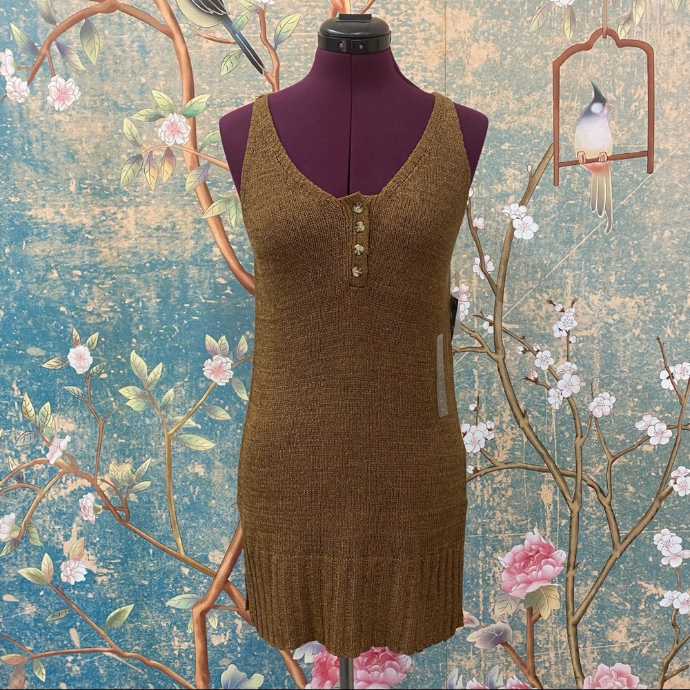 NWT Worthington Knit Brown Tank Top
